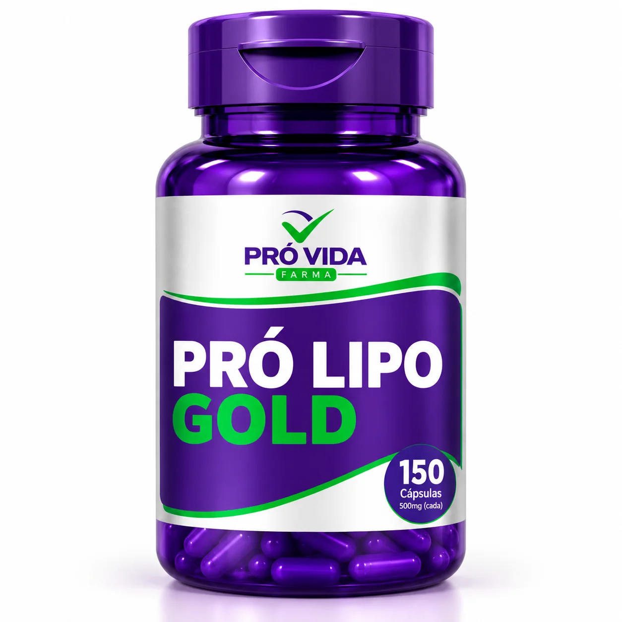 Pro Lipo Gold (Fórmula Antiga) - 150 Cápsulas - Pró Vida Farma