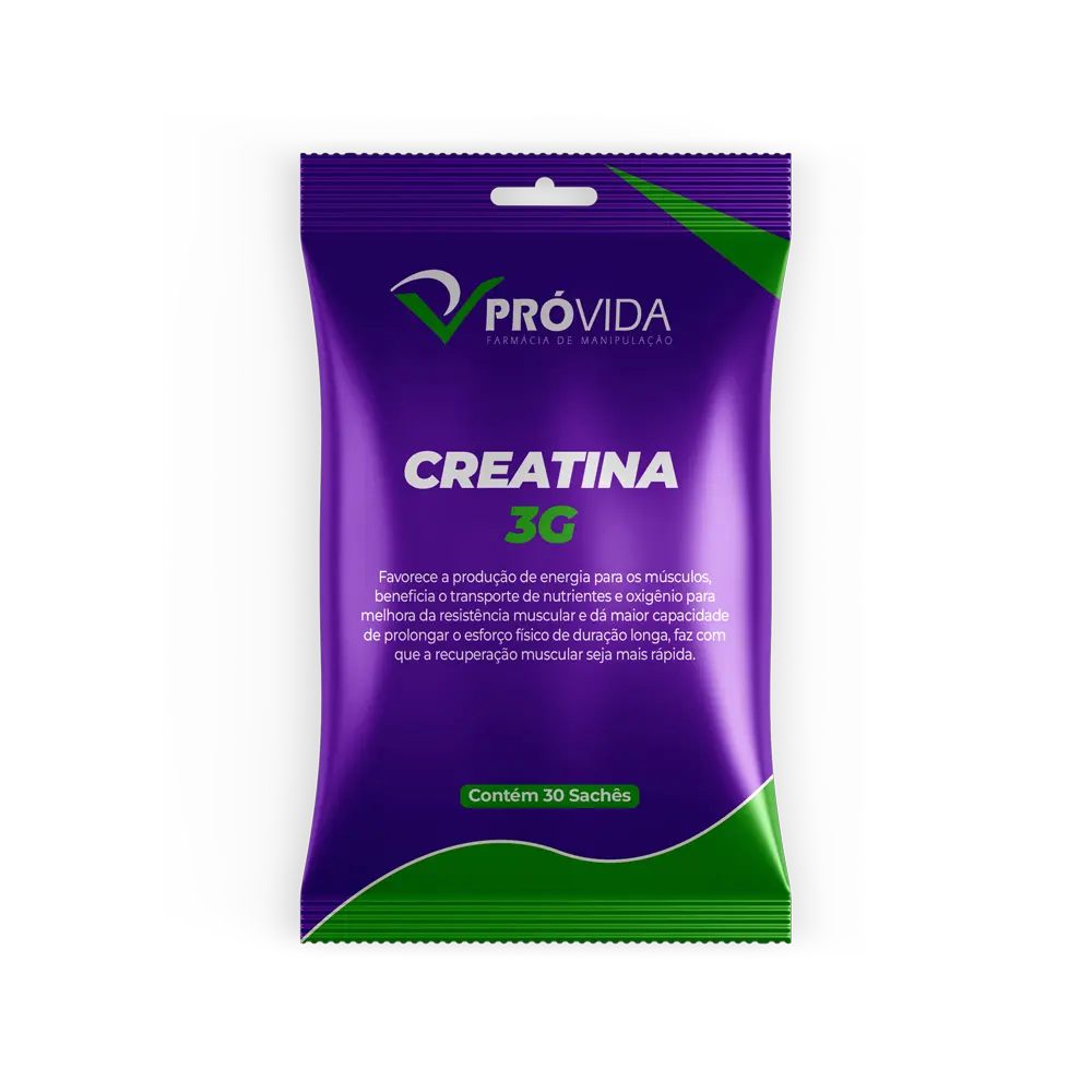 CREATINA 3G (30 SACHES) - Pró Vida Farma