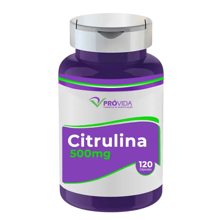 Citrulina 500 mg - 120 cápsulas