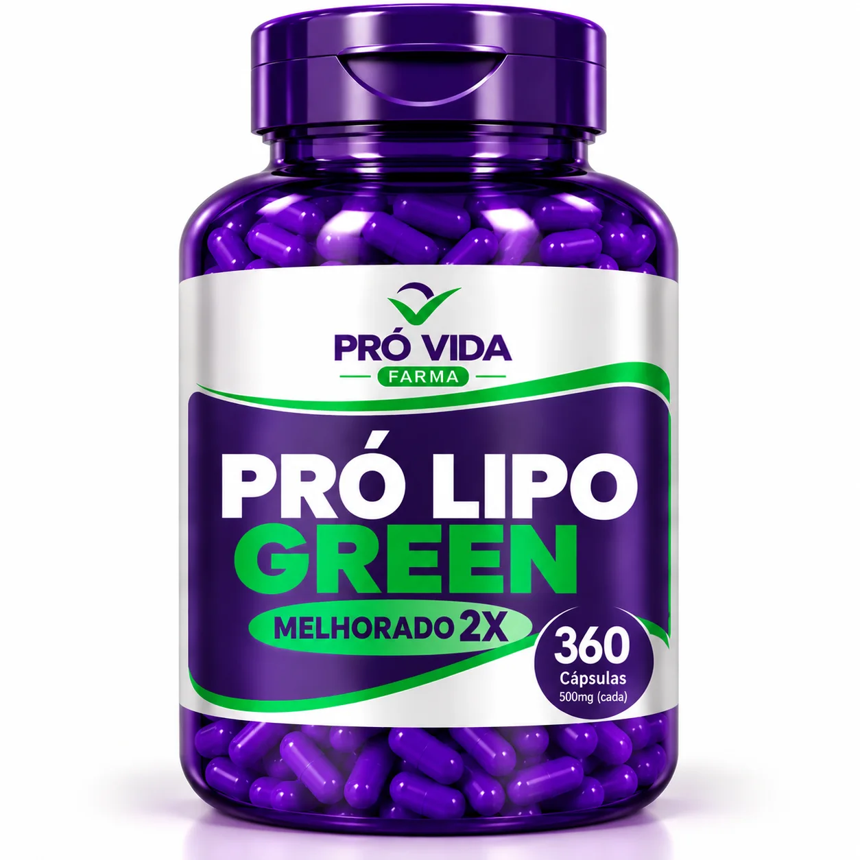 Pro Lipo Green Melhorado 2x - 360 Cápsulas