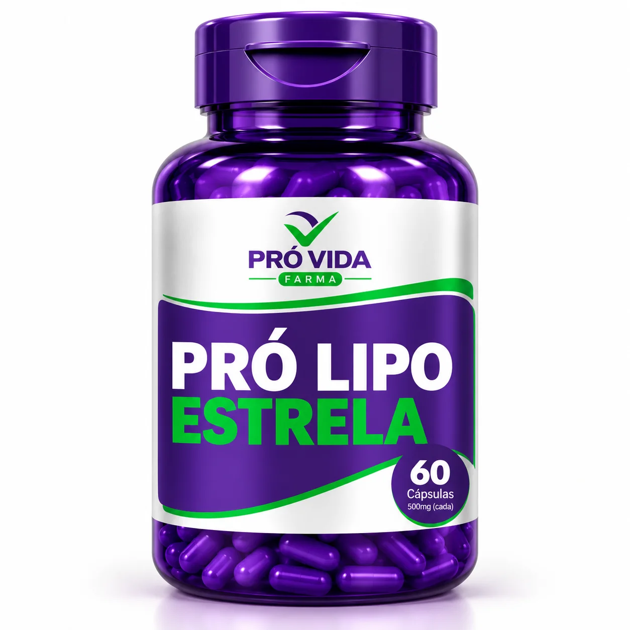 Pró Lipo Estrela - 60 Cápsulas - Pró Vida Farma