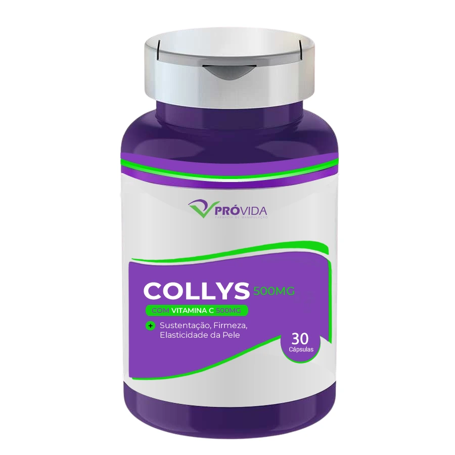 COLLYS 500MG + VITAMINA C 500MG - 30 Cápsulas - Pró Vida Farma