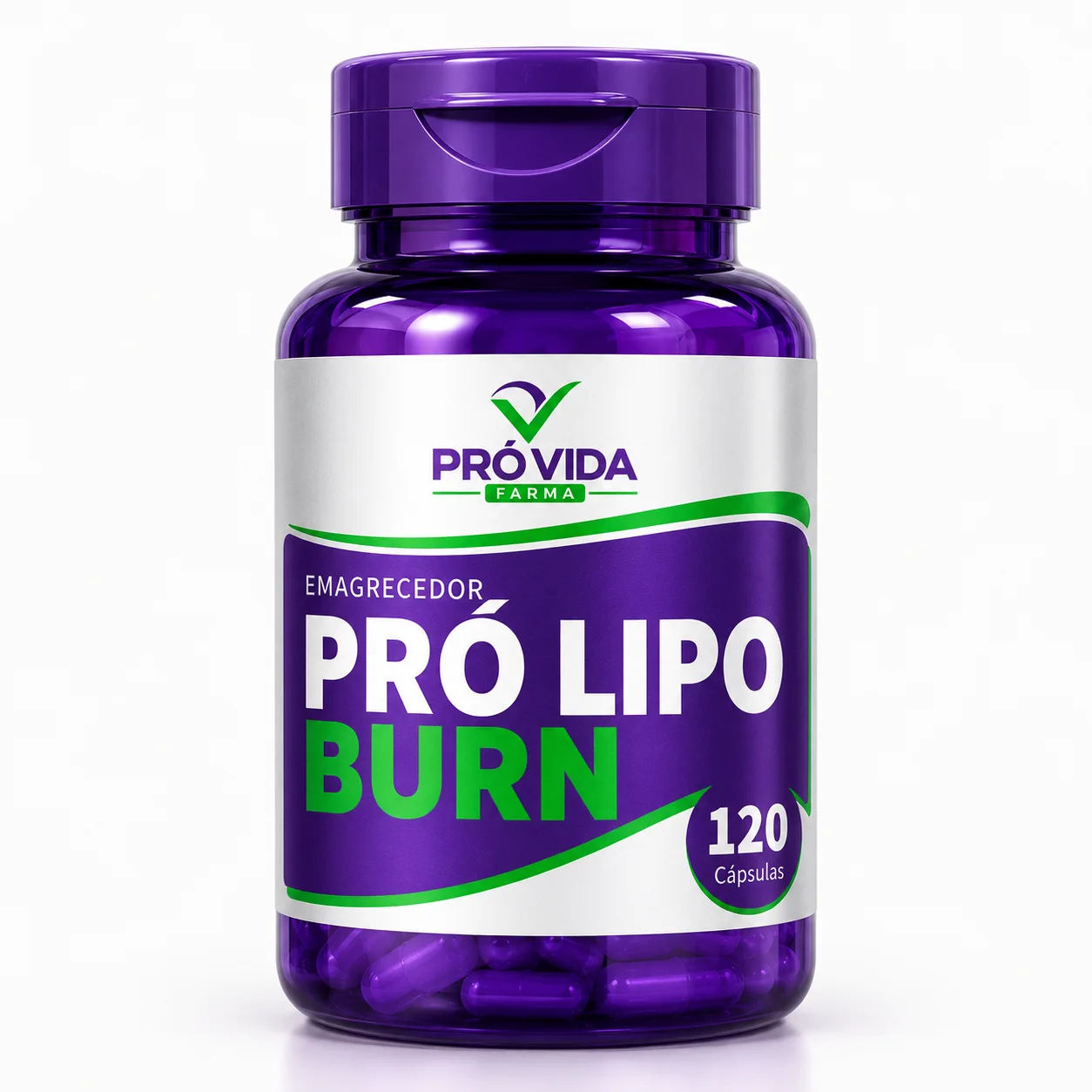 Pró Lipo Burn - 120 Cápsulas - Pró Vida Farma