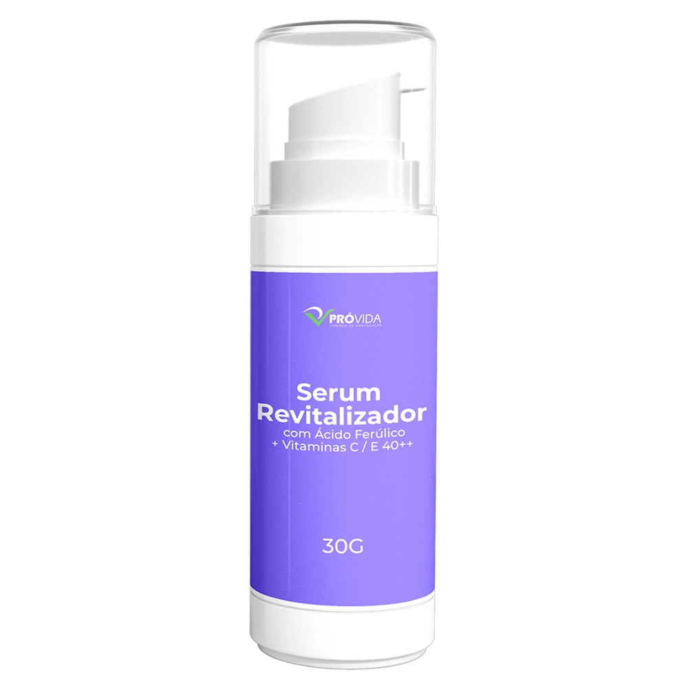 Serum Revitalizador com Ácido Ferúlico + Vitaminas C / E 40++
